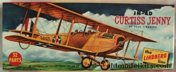 Lindberg 1/48 Curtiss JN-4D Jenny, 534-98 plastic model kit